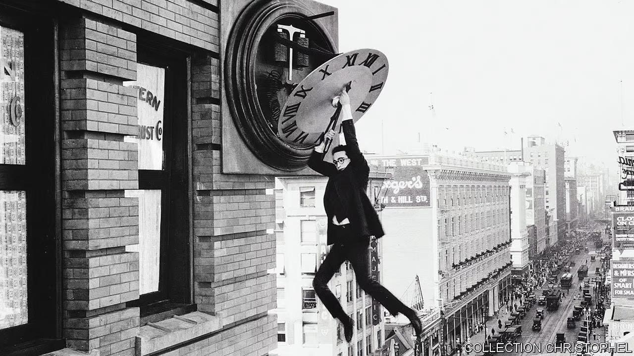 harold lloyd in Safety Last